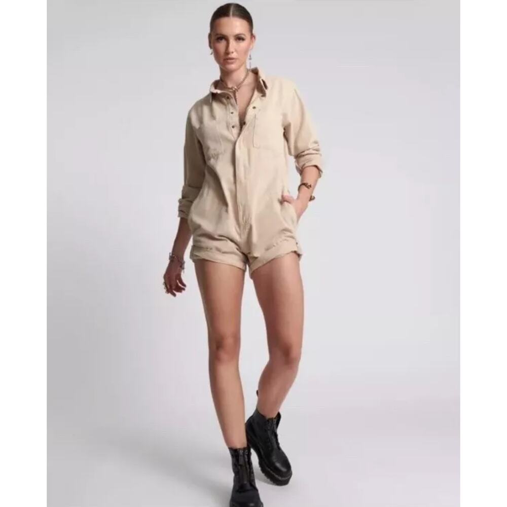 One Teaspoon Prophecy Jumpsuit - Stone - X-Small - NWT - Picture 2 of 9